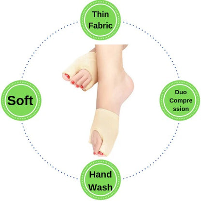 Elastic Half-Toe Foot Sleeve with Big Toe Loop
