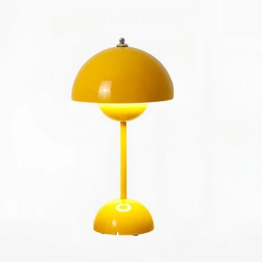 Modern Nordic Mushroom Lamp with Soft Ambient Lighting