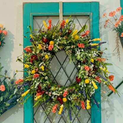 Texas Wildflower Wreath
