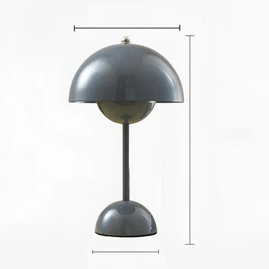 Modern Nordic Mushroom Lamp with Soft Ambient Lighting