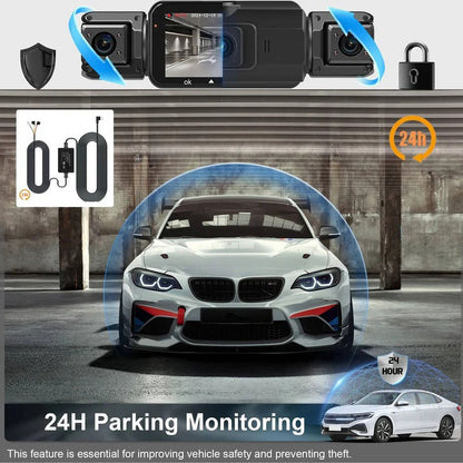 Smart Car Dash Camera System with Night Vision and WiFi