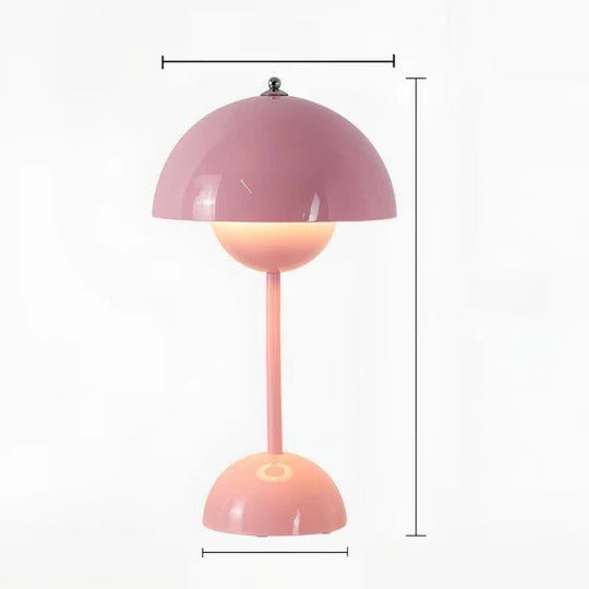 Modern Nordic Mushroom Lamp with Soft Ambient Lighting