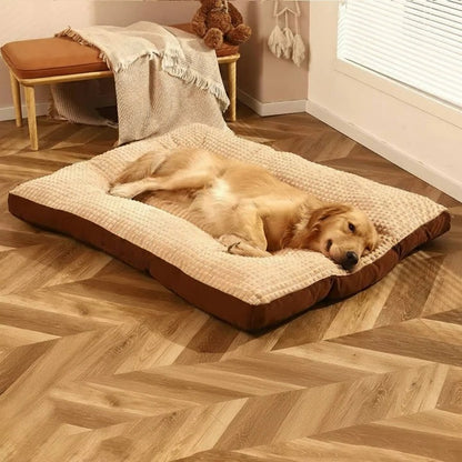 Orthopedic Dog Bed, Large Pet Mat, PP Cotton Filling, Waterproof Oxford Cover