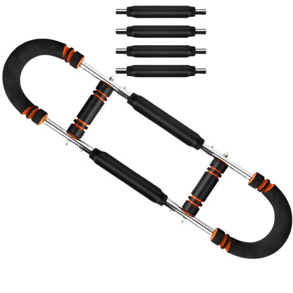 Adjustable Spring Resistance Arm Trainer with Tension Bars for Upper Body Exercise