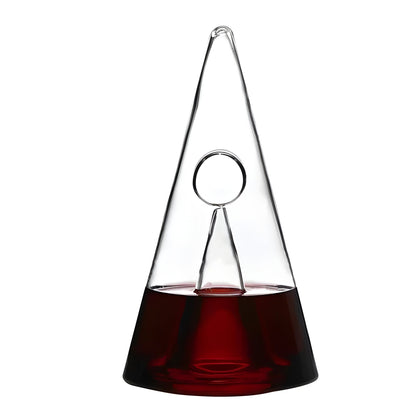 Double Pyramid Waterfall Decanter