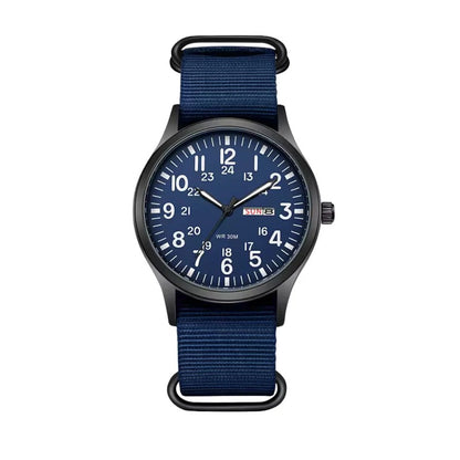 Mens Waterproof Outdoor Watch with Scratch Resistant Case