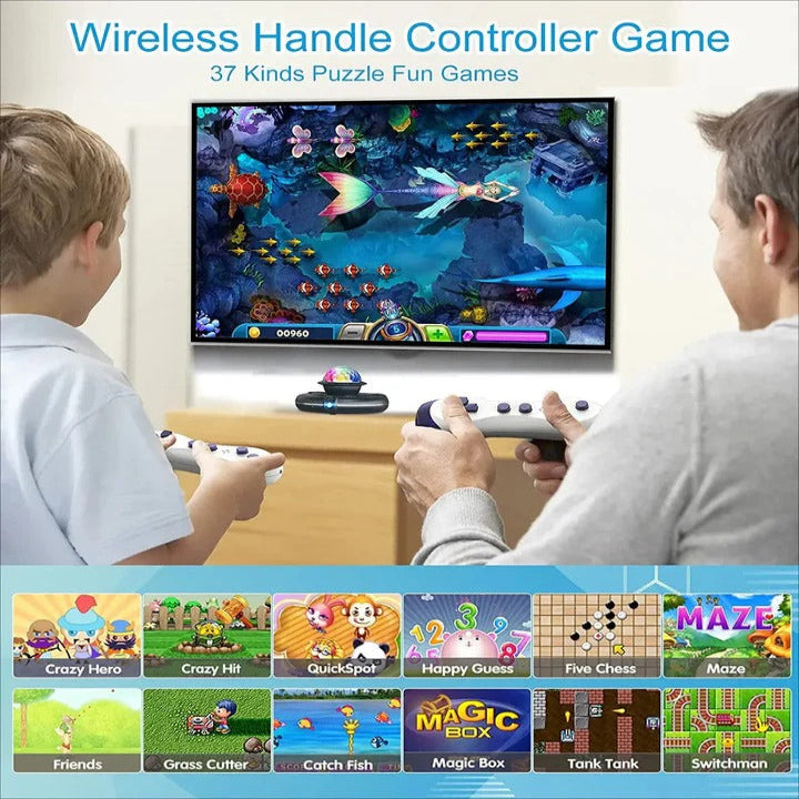 Kids Electronic Dance Mat Game with Two Wireless Controllers, Motion Camera, and HDMI Cable