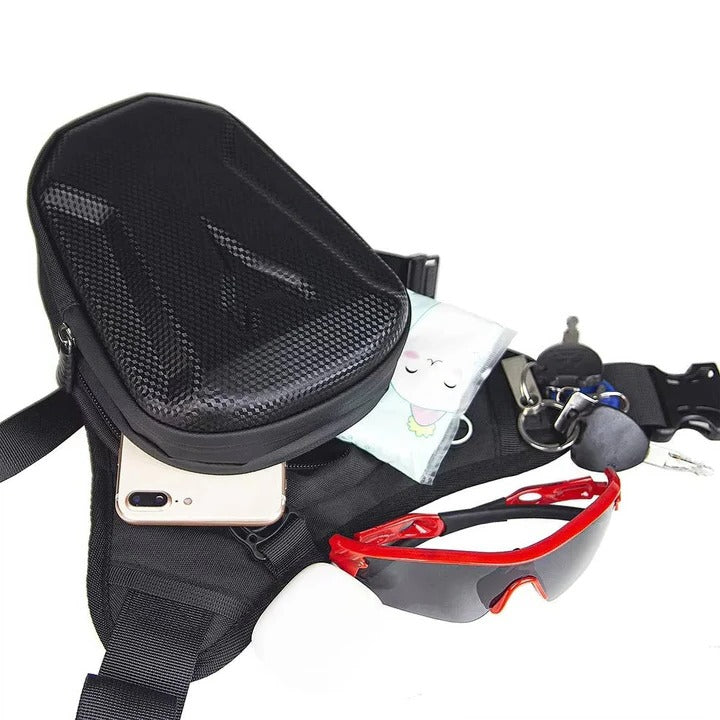Waterproof Motorcycle Thigh Bag with Adjustable Straps