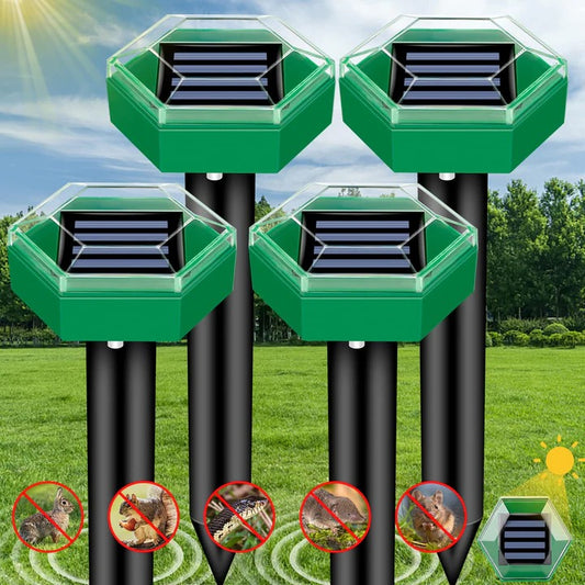 Ultrasonic Mole Repellent Pack of 4