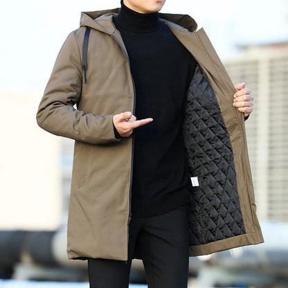 Waterproof Windproof Winter Parka with Insulated Lining and Adjustable Cut in Two Colors