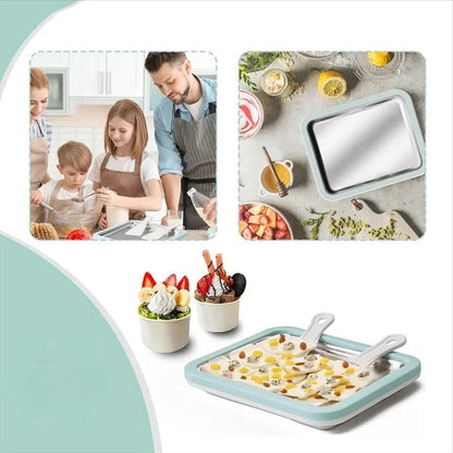 Stainless Steel Ice Cream Roll Maker for Home