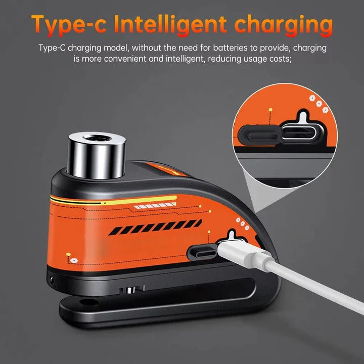 Motorcycle Anti Theft Disc Brake Lock with Motion Alarm