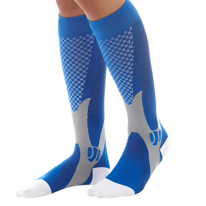 Compression Socks with Graduated Pressure and Moisture Wicking, Ankle to Calf