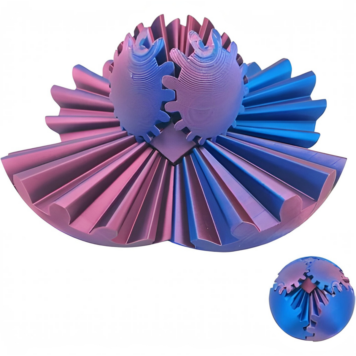 The Steampunk Whirling Wonder Fidget, Gear Ball