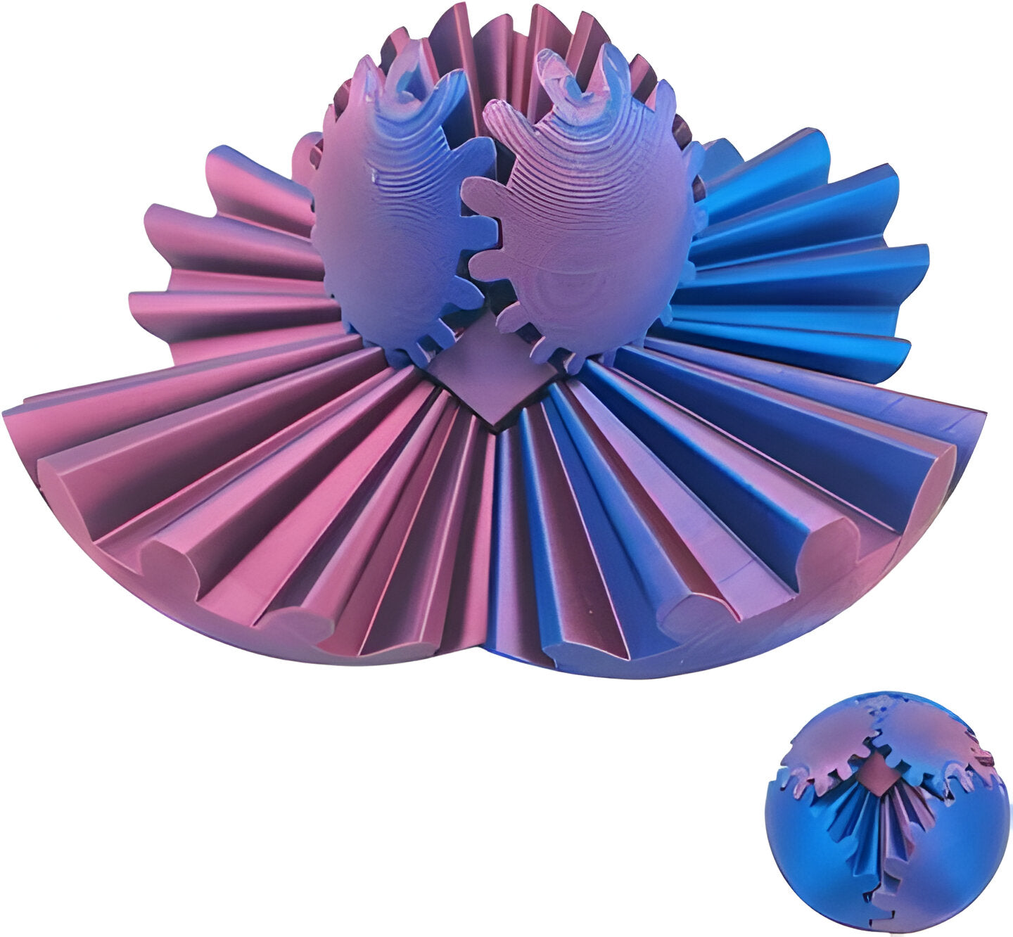 The Steampunk Whirling Wonder Fidget, Gear Ball