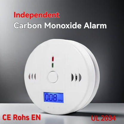 Dual Sensor CO and Smoke Detection Alarm for Bedroom and Kitchen Use