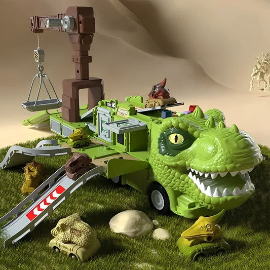 Dual Dinosaur Truck and 2-in-1 Creature Toy