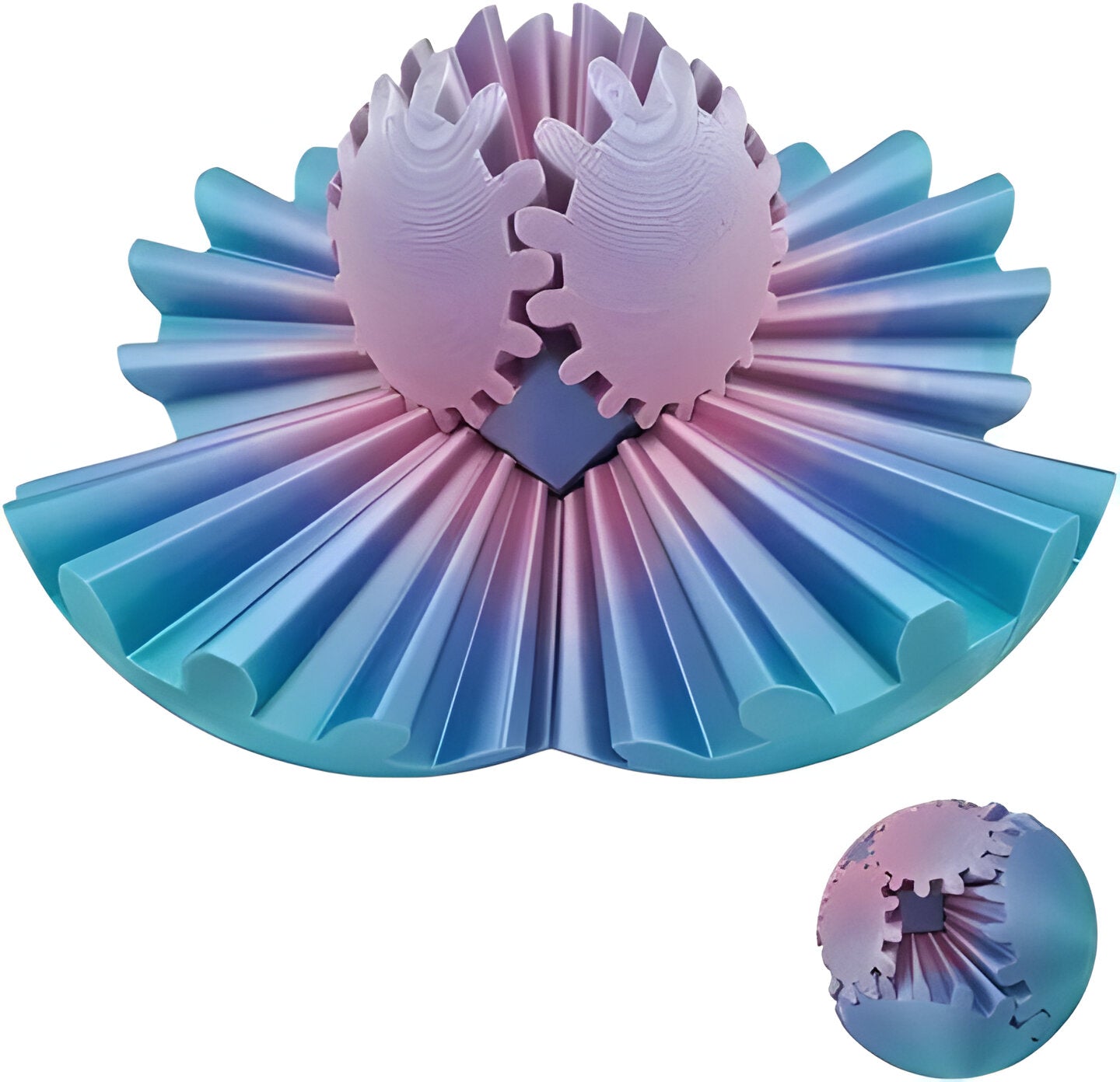 The Steampunk Whirling Wonder Fidget, Gear Ball