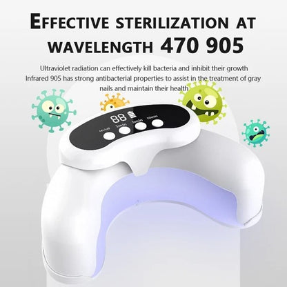 Laser Nail Therapy Device for Fungal Treatment on Toes and Fingers
