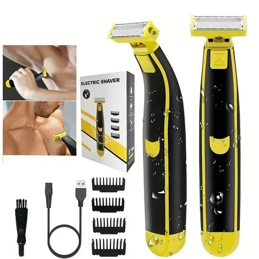 Cordless Rechargeable Men's Shaver and Beard Trimmer