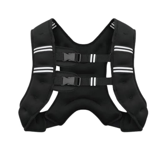 Breathable Weighted Exercise Vest with Reflective Strips for Endurance and Strength Training