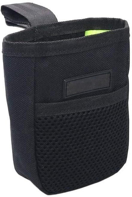 Dog Treat Pouch in 600D Oxford Cloth with a Belt Clip, Wide Opening and Mesh Pocket in Black or Camouflage