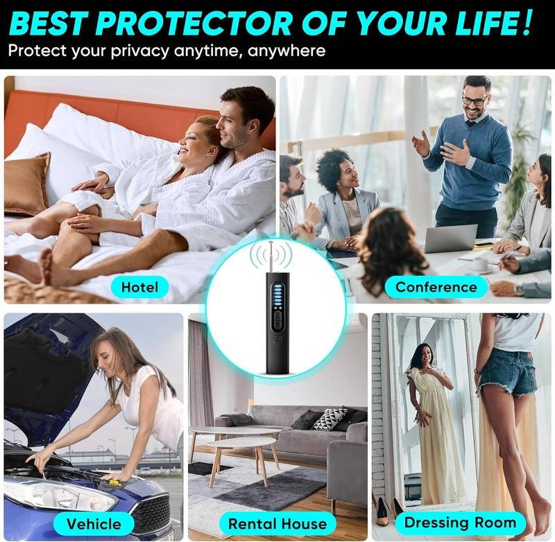 Hidden Camera Detector Finder, Gps Tracker & Bug Detector, Hidden Listening Device Detector