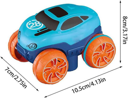 Flexible Glow Race Track Set with LED Lights and Swappable Car Bodies