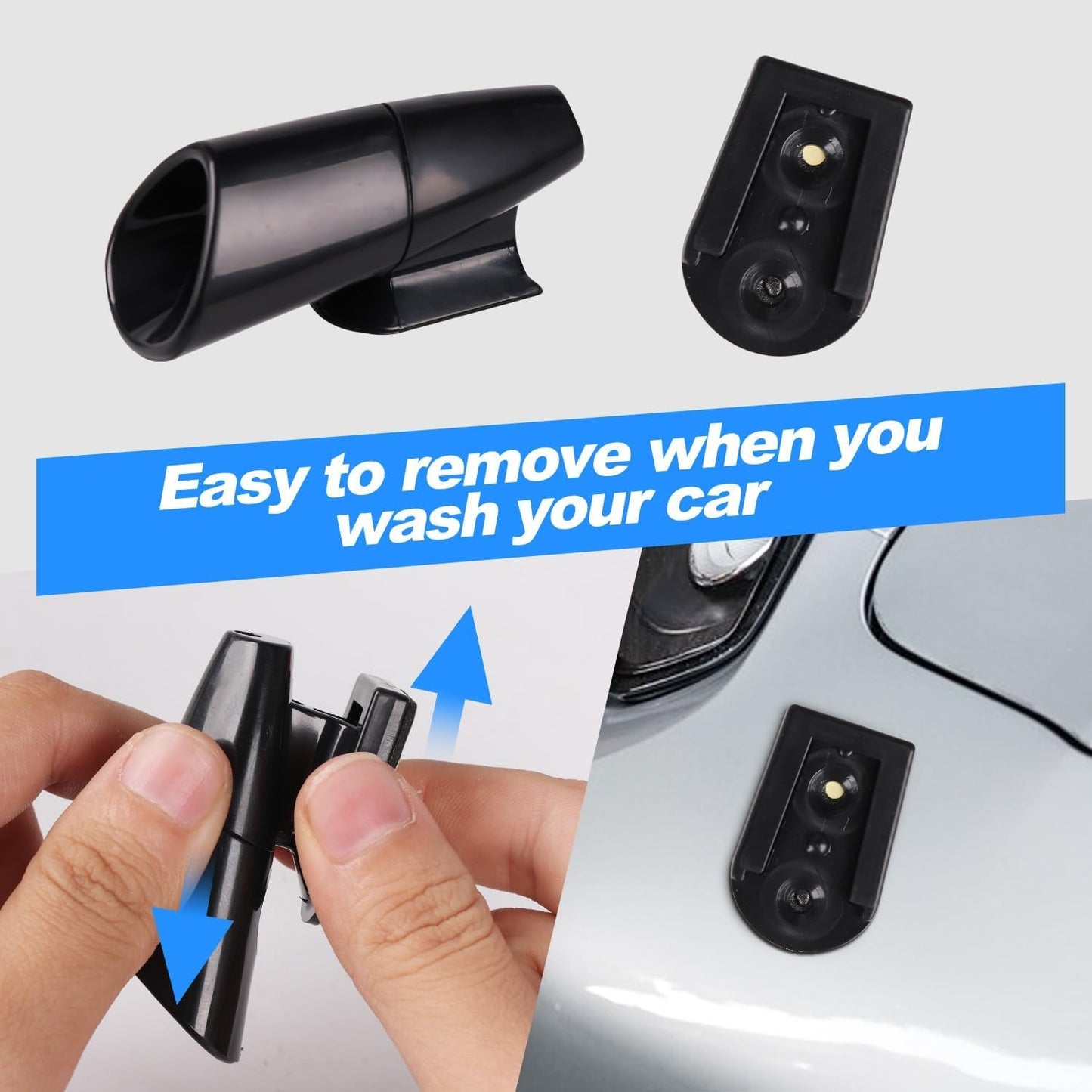 Deer Horns for Car, Ultrasonic Deer Whistle & Animal Repeller, Vehicle Safety for All Cars