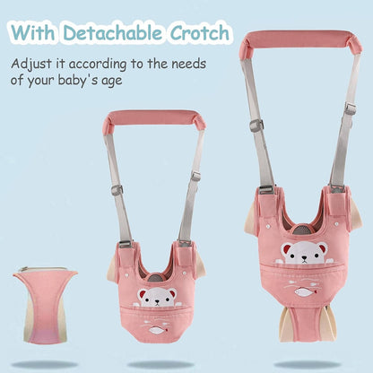 Baby Walking Harness, Adjustable Toddler Walker Assistant Belt with Detachable Crotch for 9 to 24 Months