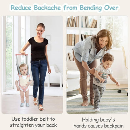 Baby Walking Harness, Adjustable Toddler Walker Assistant Belt with Detachable Crotch for 9 to 24 Months