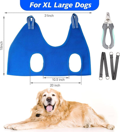 Pet Grooming Hammock, Dog Grooming Harness for Nail Trimming