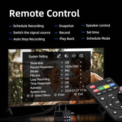 VHS to Digital Converter, 3 Inch Display AV & HDMI Video Capture Device, VCR to Digital Recorder