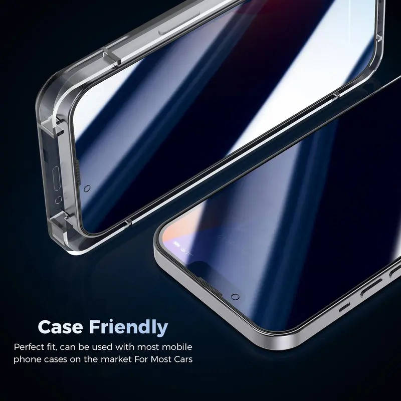 2 Pack Privacy Screen Protector Tempered Glass for Iphone 17,16,15,14,13,12