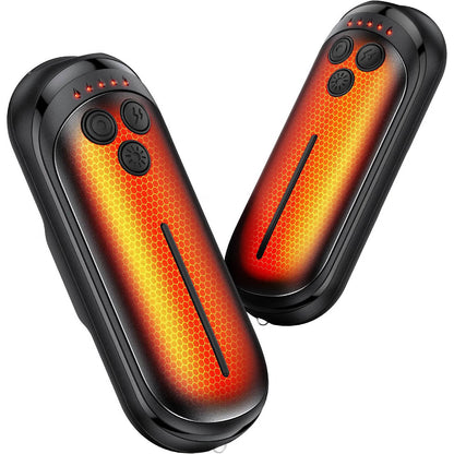 2 Pack Rechargeable Hand Warmers, 6000mAh Electric Hand Warmers with AI Smart Chips, Portable for Outdoor Activities