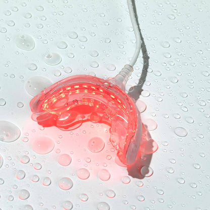 Red Light Therapy for Gums, 32 LED Periodontal Light for Gum Care,iPhone & Android Adapter