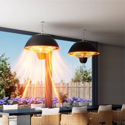 Patio Heater for Outdoor Use, 1500W Electric Outdoor Heater