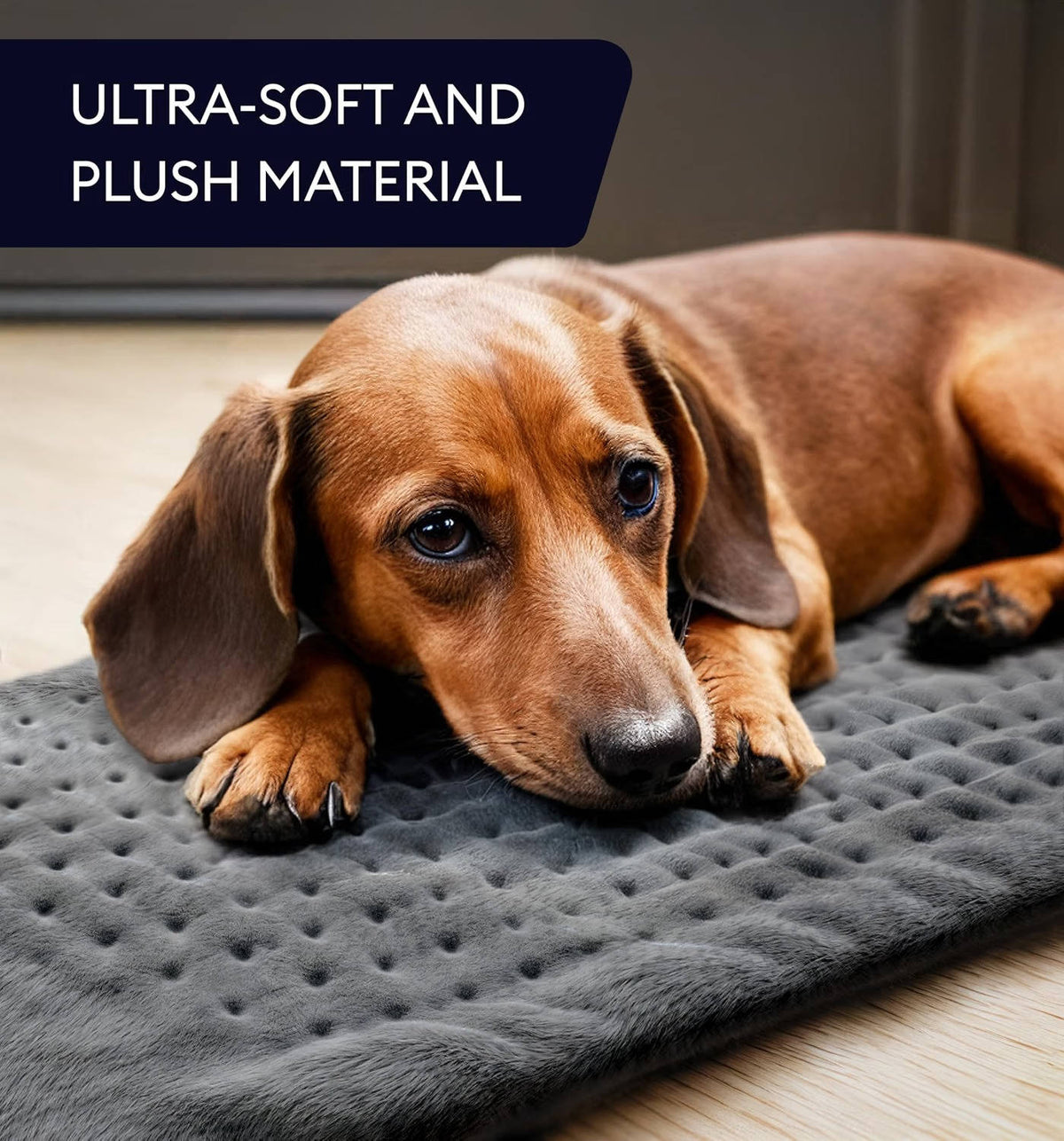 Electric Heating Pad for Back, Neck & Shoulder, Soft Microplush Heat Pad with Auto Shut Off, Machine Washable