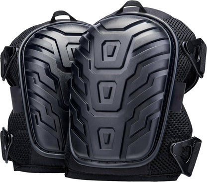 Professional Gel Knee Pads for Work, Heavy Duty Knee Pads with Soft Foam, Gel Cushion, Adjustable Straps for Construction
