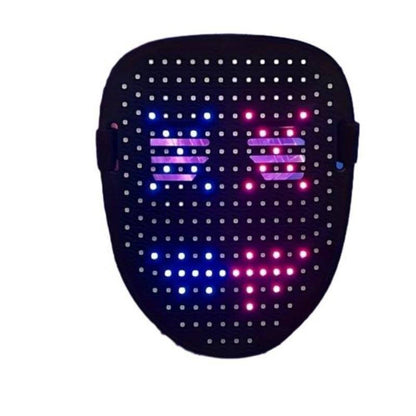 Kids Halloween LED Mask, Light Up Gesture Sensing Mask for Boys, Interactive Halloween Toy