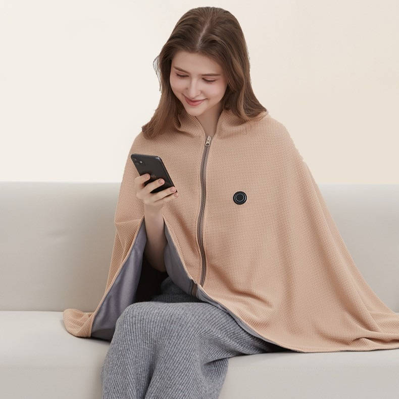 Heated Shawl Wraps for Women, USB Wearable Blanket for Cozy Warmth at Home and Outdoors