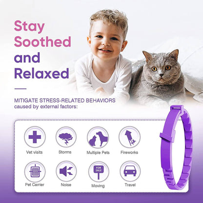 4 Pack Flea & Tick Collar for Dogs, Waterproof Adjustable Protection, Small, Medium & Large Dogs & Puppies