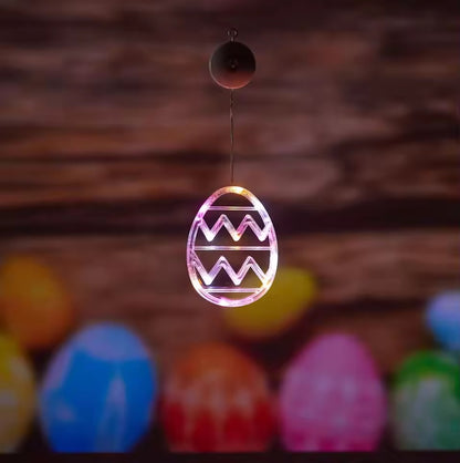 LED Light Up Easter Eggs String Lights, Colorful Decorative Easter Egg Lights for Home Party Decor