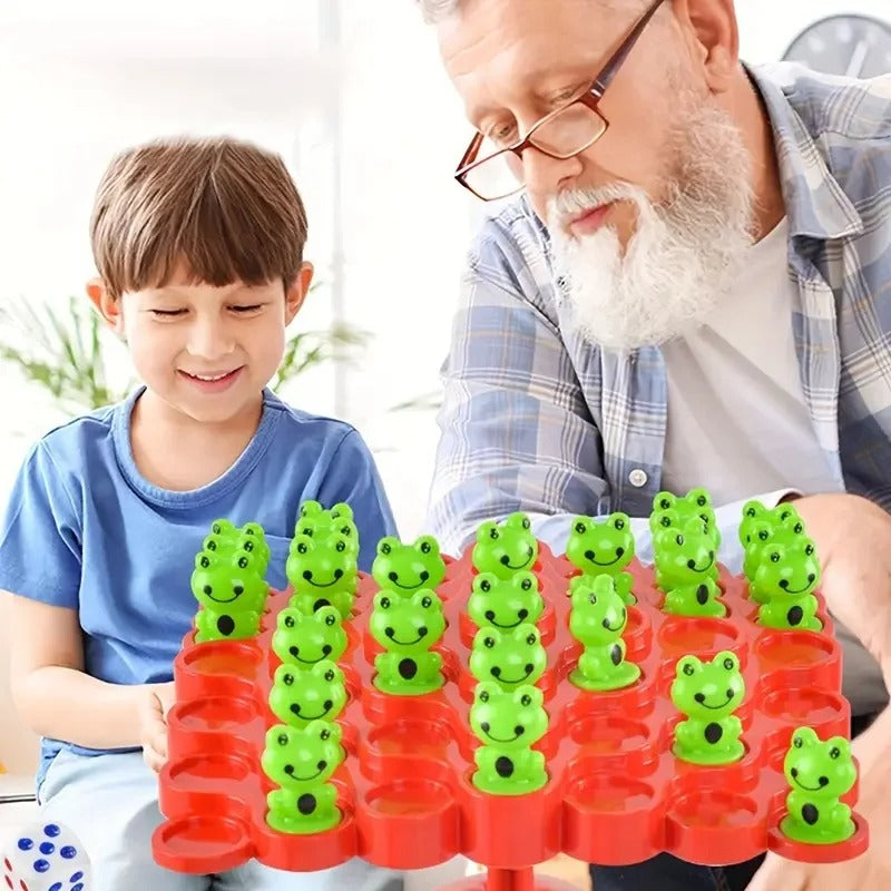 Balance Frog Counting Game with Number Cube and Penalty Card