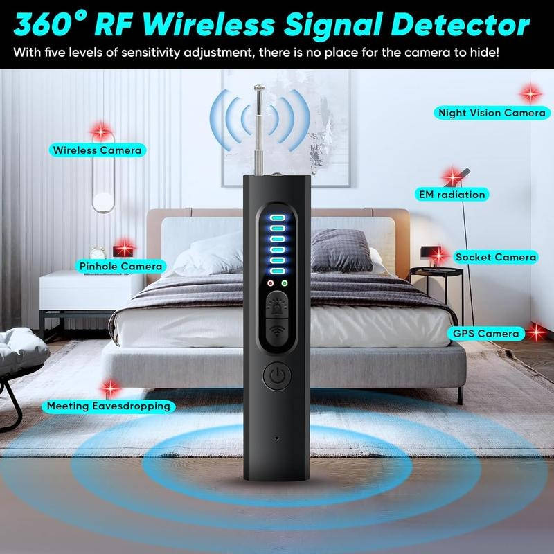 Hidden Camera Detector Finder, Gps Tracker & Bug Detector, Hidden Listening Device Detector