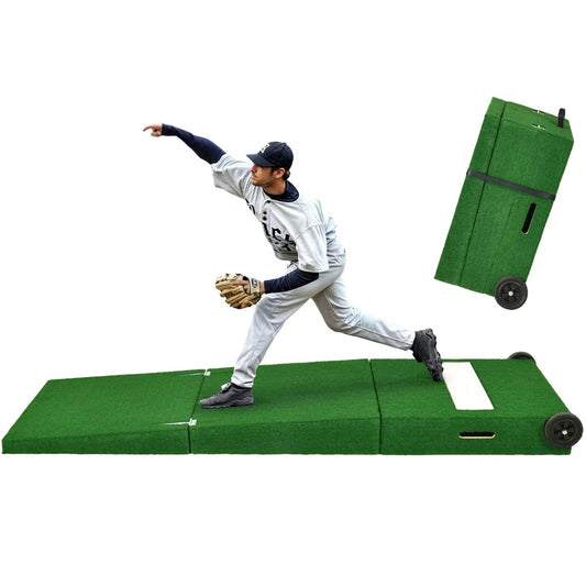 Portable Baseball Pitching Mound, Lightweight Portable Pitchers Mound for Baseball Practice and Training