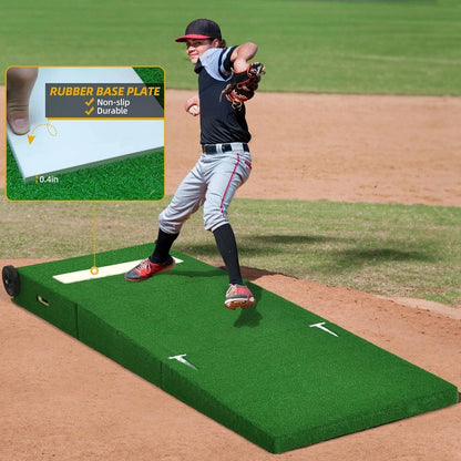 Portable Baseball Pitching Mound, Lightweight Portable Pitcher's Mound for Baseball Practice and Training