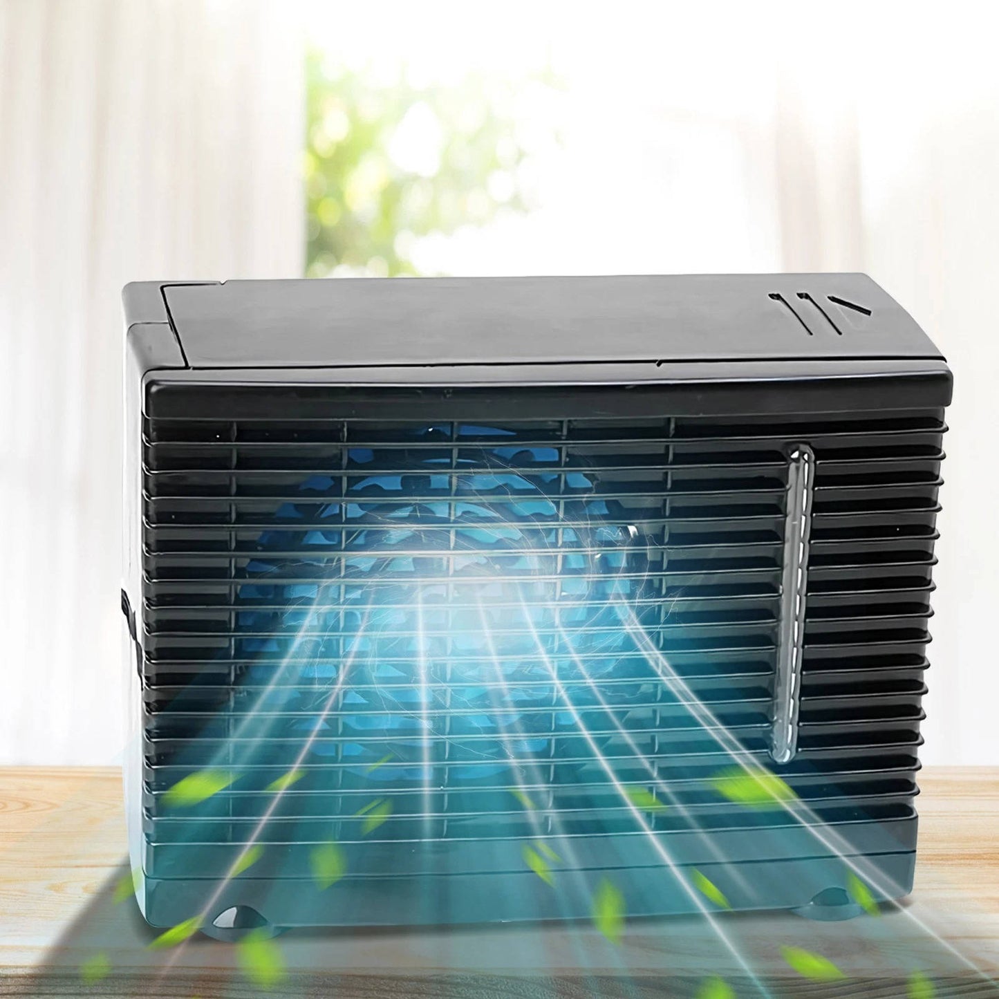 Portable Car Air Conditioner, 12V Air Cooler with Cold Water Tank, Quiet, Low Power