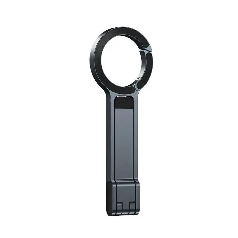 Aluminum Compact Tripod Stand, Double Sided Magnetic Phone Holder, Foldable Phone Mount for iPhone 13 to 16