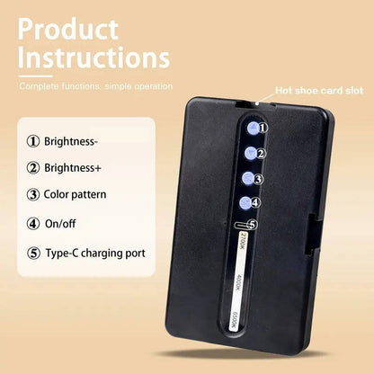 Video Conference Fill Light, Portable Selfie Ring Light, 3 Light Modes for Phone, iPhone, Webcam & Laptop
